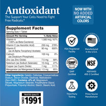 21st Century ACE Antioxidant Tablets with Selenium & Zinc, 75 Count