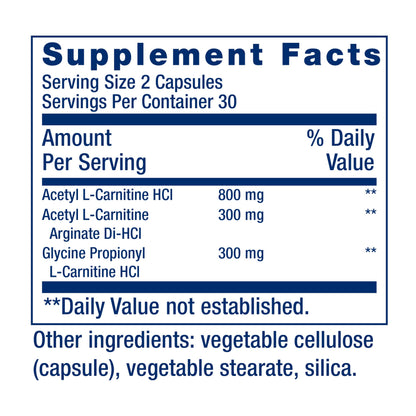 Life Extension Optimized Carnitine, 60 Capsules