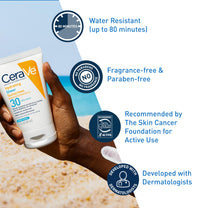 CeraVe Hydrating Sheer Sunscreen SPF 30 with Hyaluronic Acid, 3oz