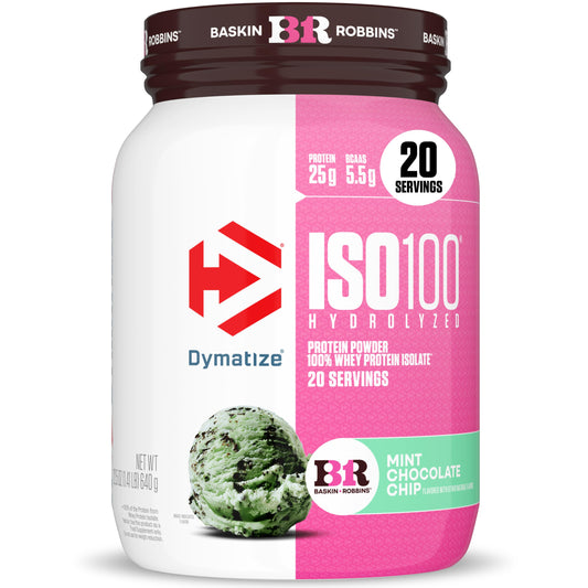 Dymatize ISO100 Protein Powder, 100% Whey Isolate, Mint Chocolate Chip
