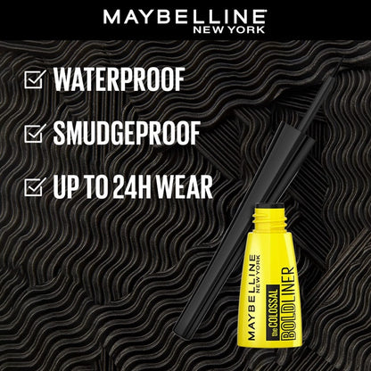 Maybelline New York Colossal Bold Eyeliner, Black, 3g