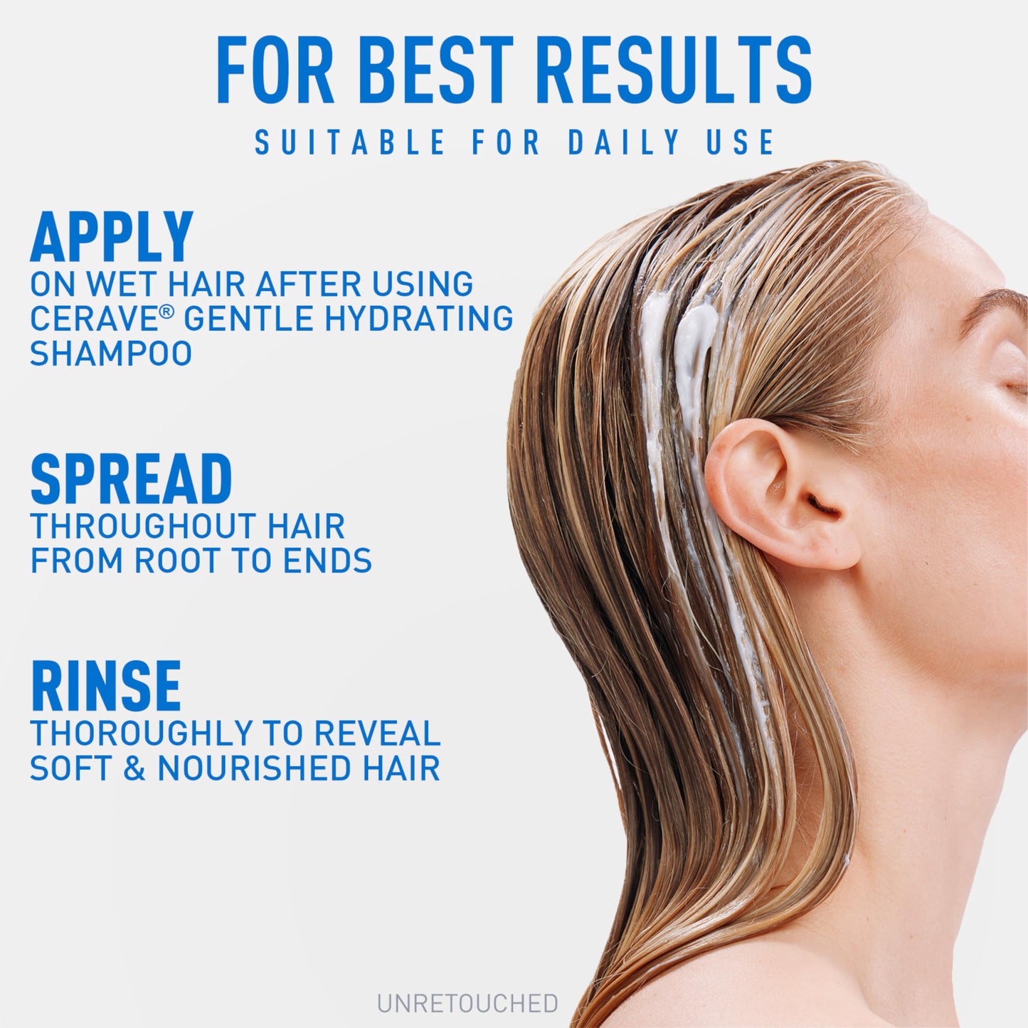 CeraVe Gentle Hydrating Conditioner, Hair Conditioner with Hyaluronic Acid