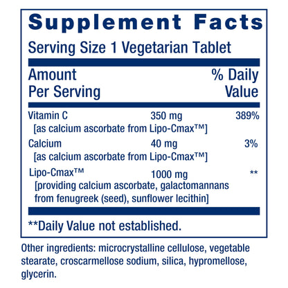 Life Extension Vitamin C 24-Hour Liposomal Hydrogel™ Formula, absorbs Better Than Standard Vitamin C, up to 24 Hours, get The Most Out of Your Vitamin C, Gluten-Free, Non-GMO, Vegetarian, 60 Tablets