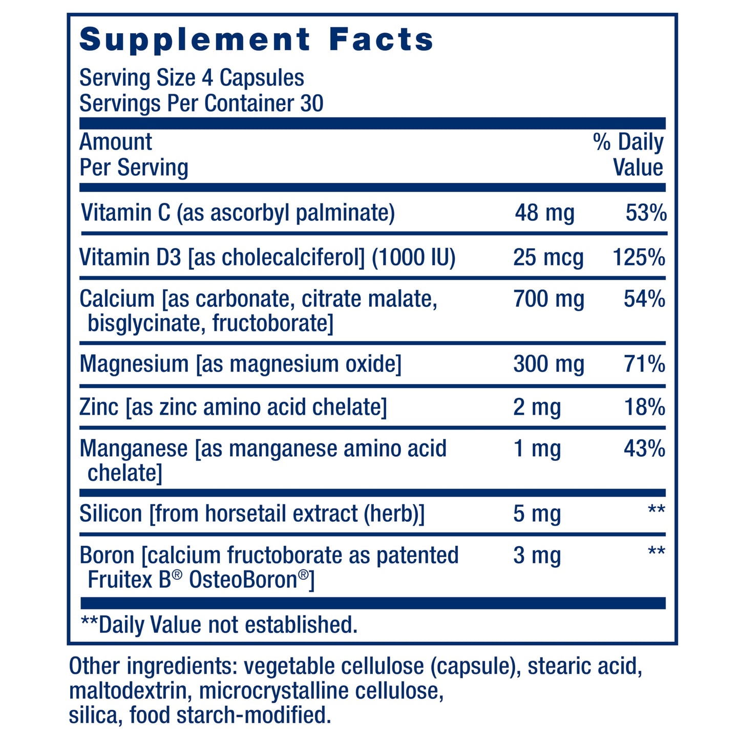 Life Extension Bone Restore Calcium Supplement, Vitamin D3, Magnesium, Boron, zinc, Manganese, Silicon, Helps Maintain Healthy Bone Density, Gluten-Free, Non-GMO, 120 Capsules