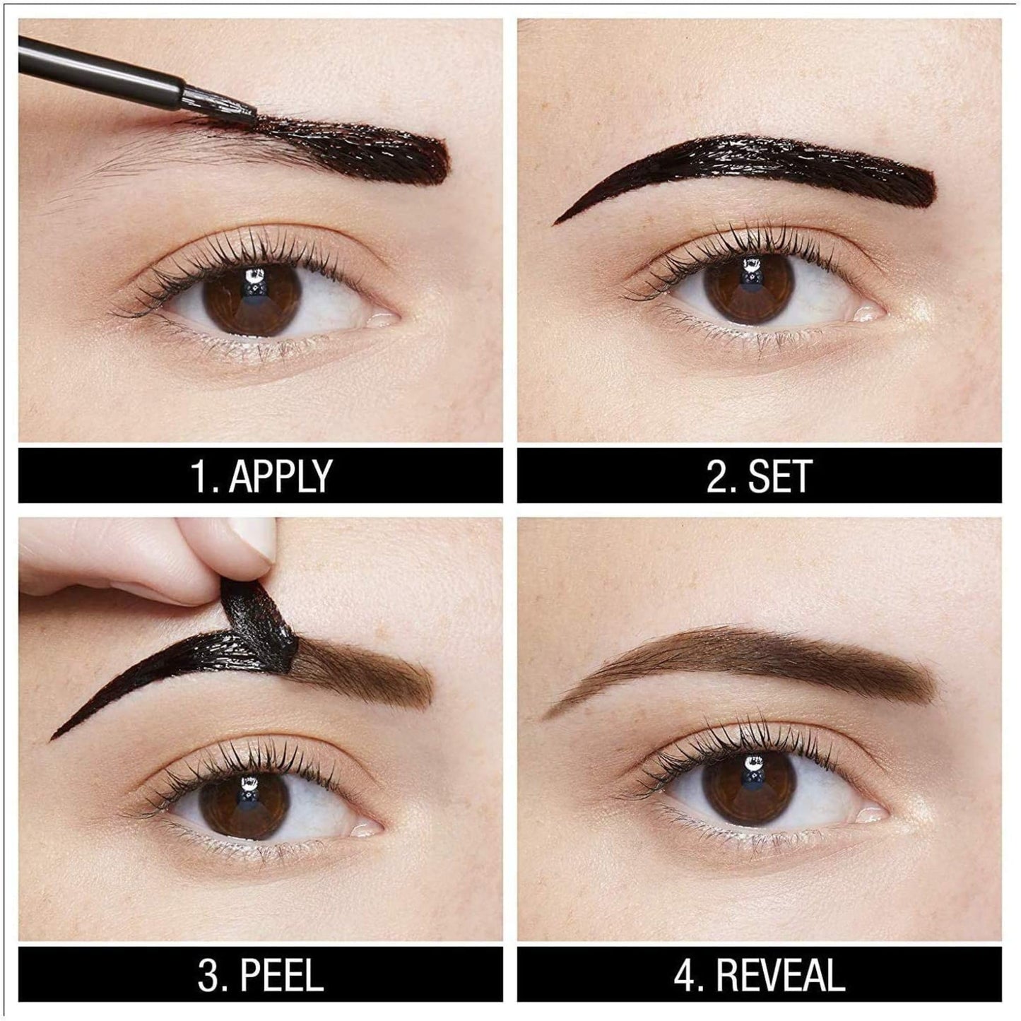 Maybelline New York Brow Tattoo Longlasting Tint, Dark Brown, 4.9 ml