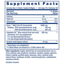 Life Extension Super Omega-3 EPA/DHA Fish Oil, 120 Softgels