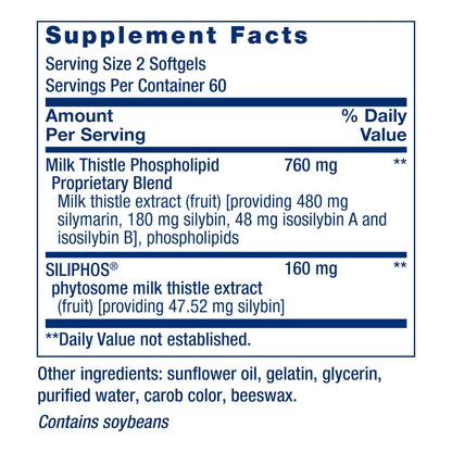 Life Extension Advanced Milk Thistle, Silymarin, 120 Softgels