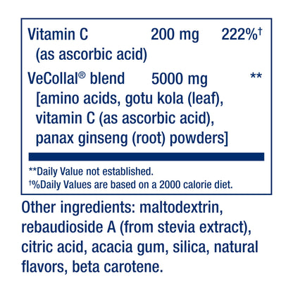Life Extension Vegan Pro Collagen, Collagen Builder Support, Skin Health, Type I Collagen Amino acids, gotu kola, Vitamin C, Gluten-Free, Non-GMO, Vegan, 30 Servings
