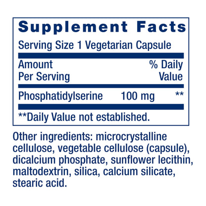 Life Extension PS Caps, 100 Capsules