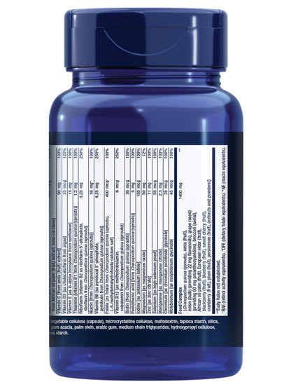 Life Extension Whole Food Multivitamin, Plant-derived Vitamin D3, A, B, C & E, Plus Minerals, Plant extracts, Stay Healthy from Head to Toe, Gluten-Free, Non-GMO, Vegetarian, 90 Capsules