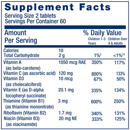 Life Extension Children's Formula Mix, 120 Chewable Tablets