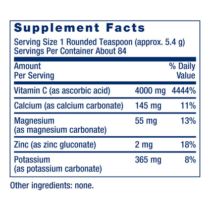 Life Extension Buffered Vitamin C Powder, 454 Grams