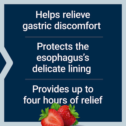 Life Extension Esophageal Guardian, alginic Acid, Potassium Bicarbonate, get Long-Lasting Relief from gastric Distress, Vegetarian, Non-GMO, Gluten-Free, 60 Vegetarian chewable Tablets