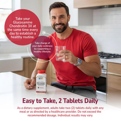 21st Century Glucosamine Chondroitin Triple Strength 750mg/600mg, 150ct