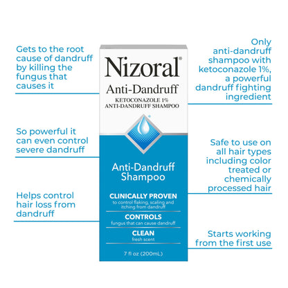 Nizoral 7 Oz Shampoo + 9.4 Oz Conditioner Bundle