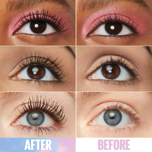 Maybelline Lash Sensational Sky High Waterproof Mascara Makeup, Volumizing, Lengthening, Defining, Curling, Multiplying, Buildable Formula, Brownish Black, 1 Count (Pack of 2)