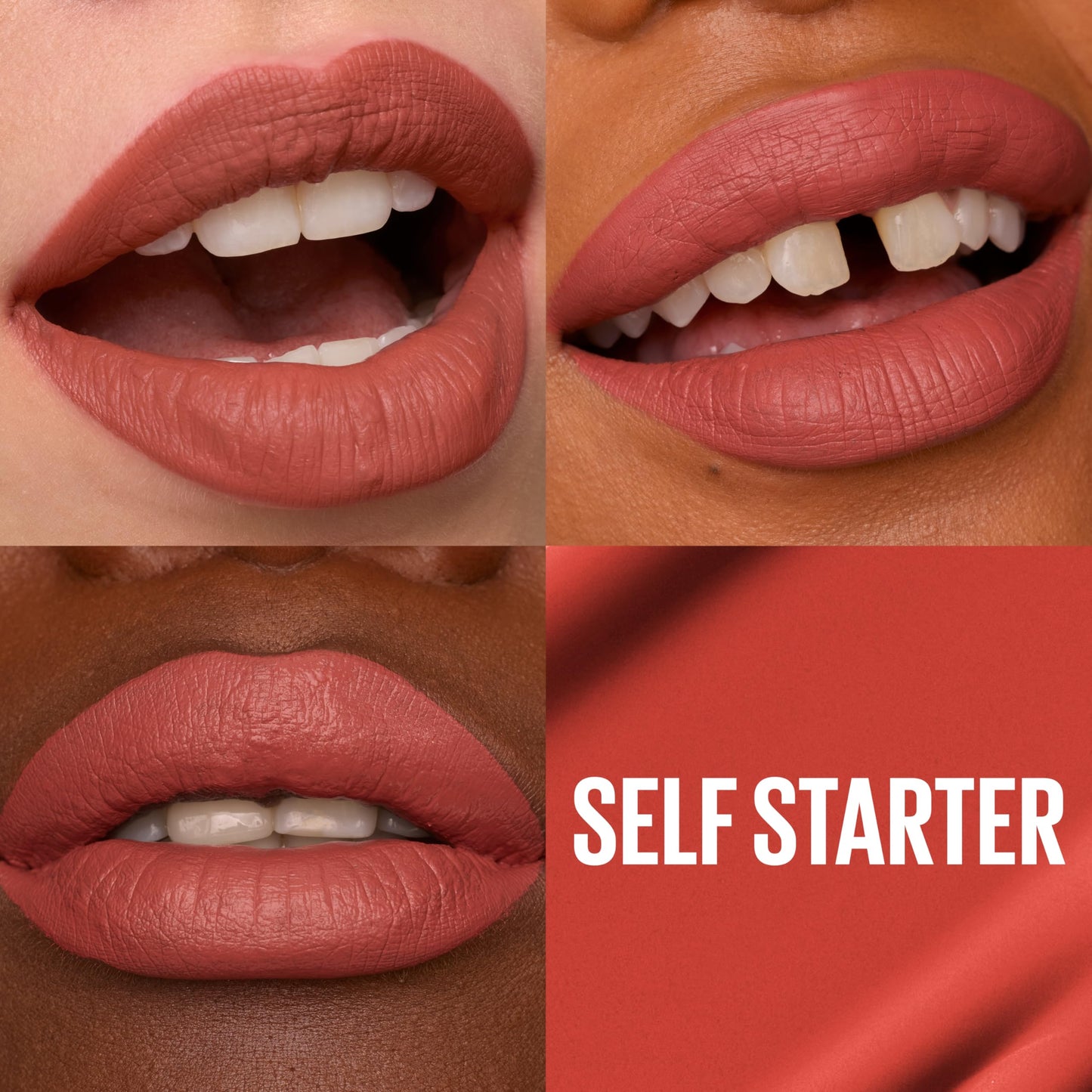 Maybelline Super Stay Matte Ink Liquid Lipstick Makeup, Long Lasting High Impact Color, Up to 16H Wear, Self-Starter, Light Red, 1 Count, Packaging May Vary