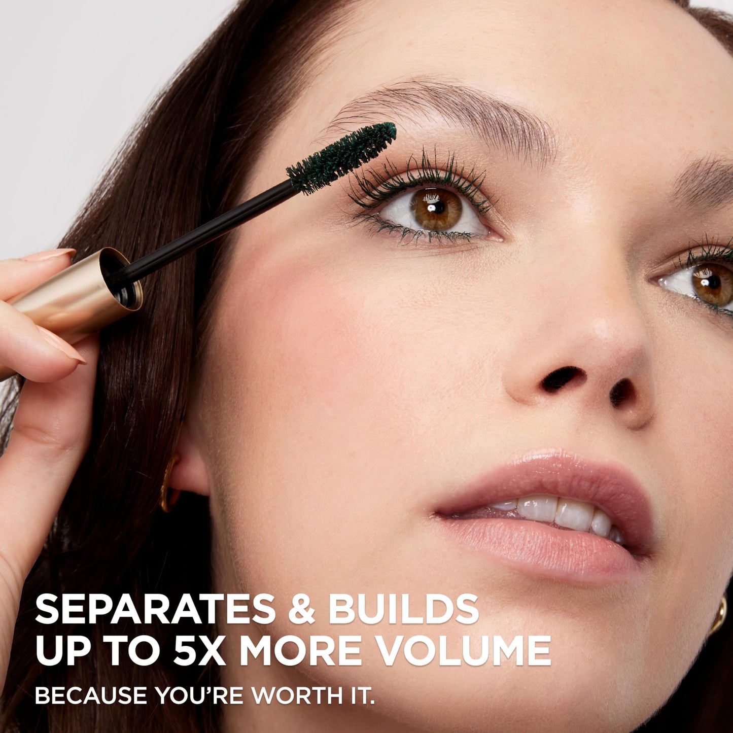 L’Oreal Paris Original Voluminous Mascara, Building Mascara Volume and Length Formula, Washable, Deep Green, 0.26 Fl Oz., 1 Count