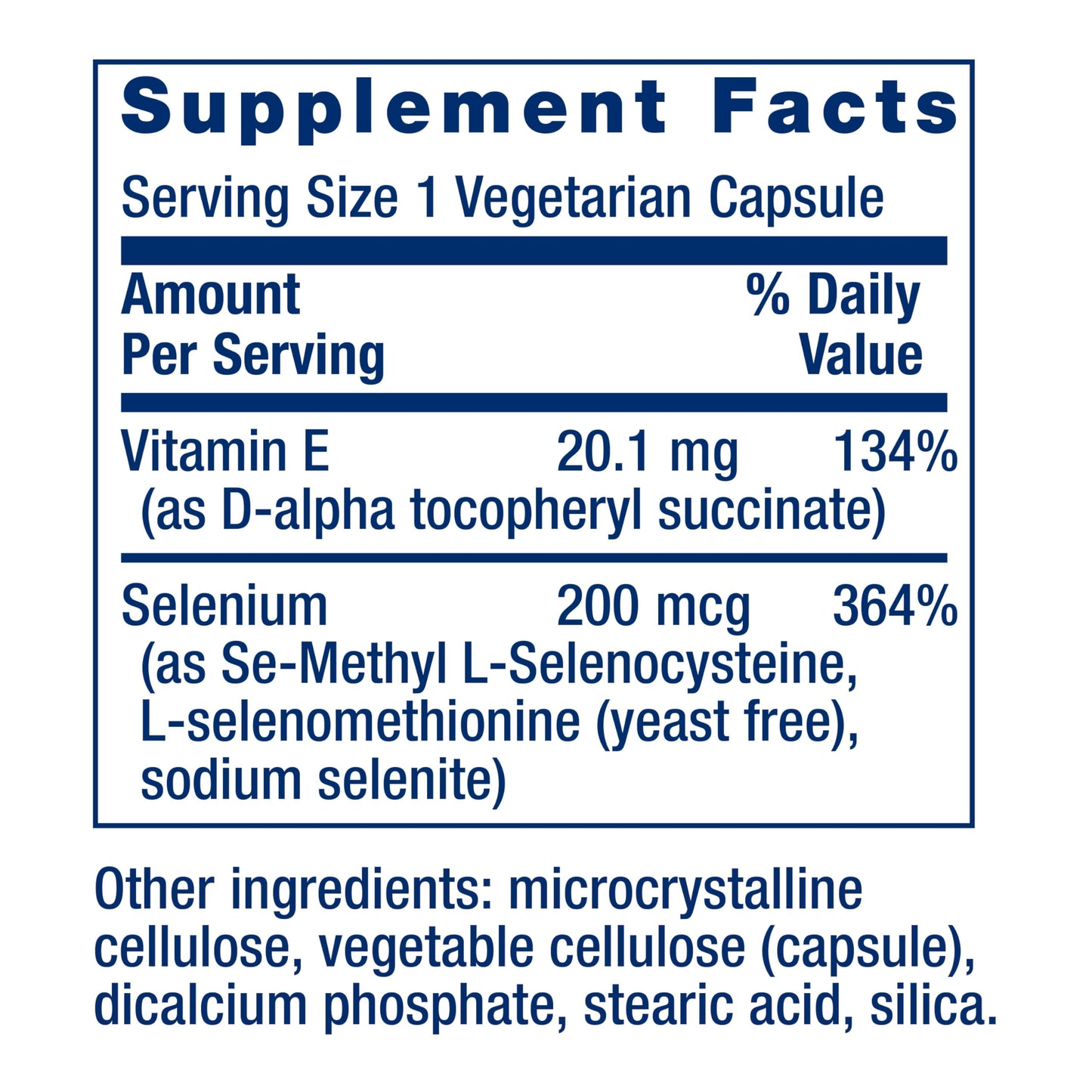 Life Extension Super Selenium Complex, 200 mcg – 3 Forms of Selenium, Vitamin E – Cellular Health & Longevity Support – Gluten-Free, Non-GMO, Vegetarian, 1 Daily – 200 Capsules