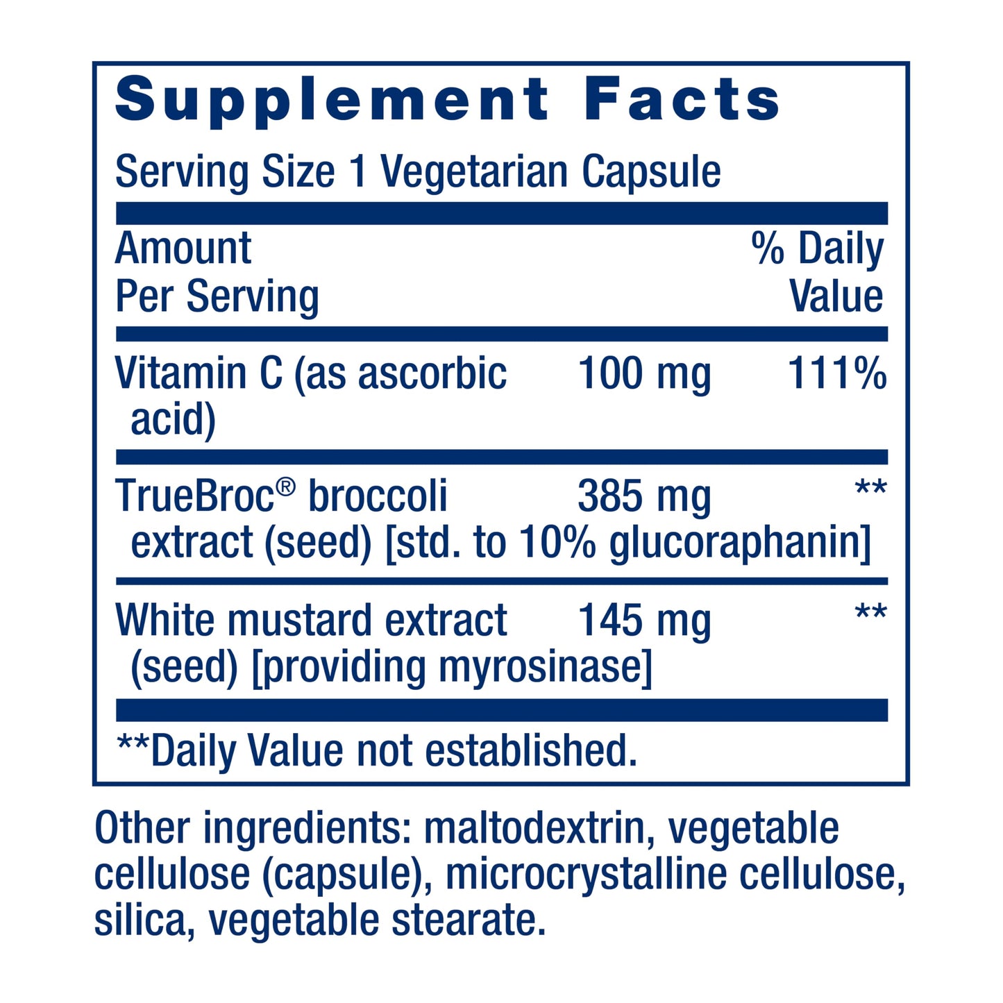 Life Extension Optimized Broccoli with Myrosinase, 30 Capsules