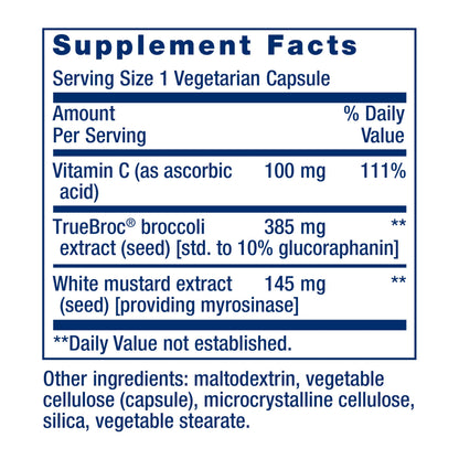 Life Extension Optimized Broccoli with Myrosinase, 30 Capsules