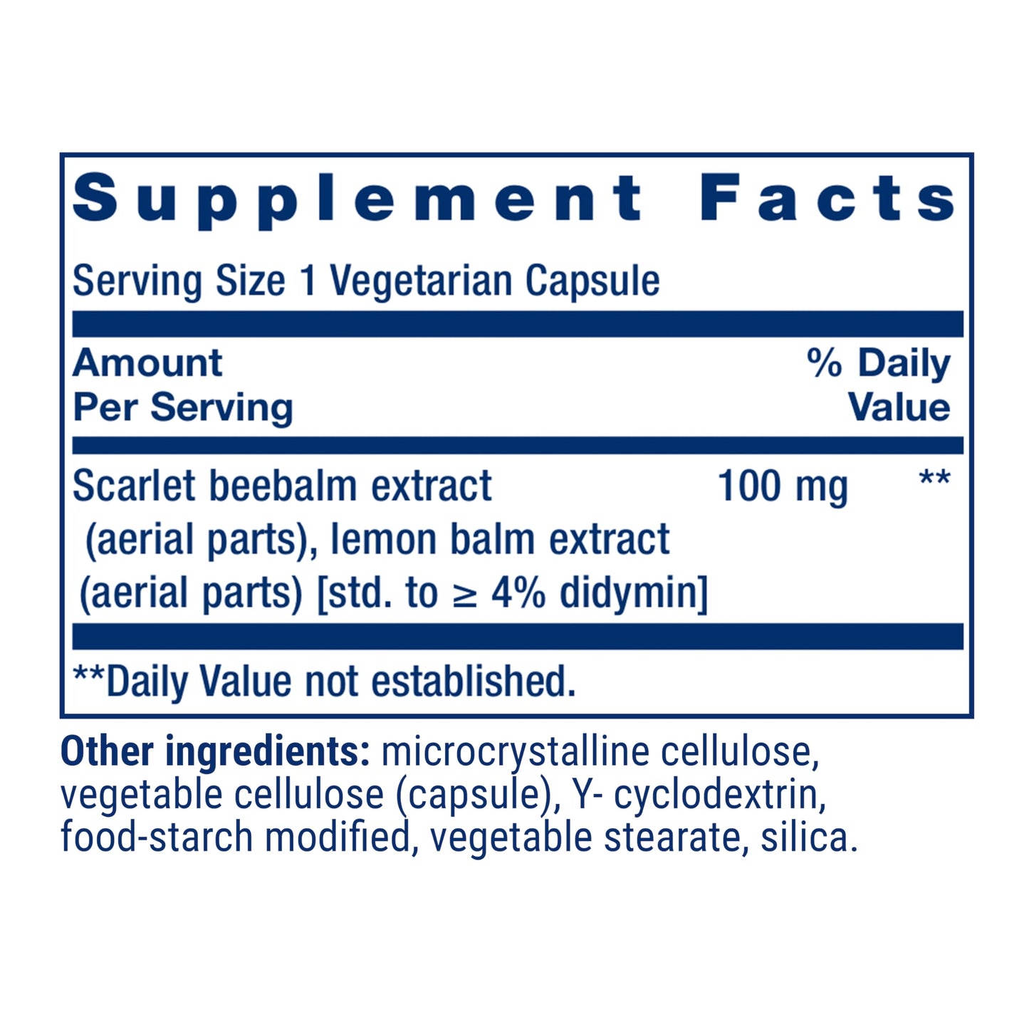Life Extension Biological Aging Defense, Scarlet Beebalm, 30 Capsules