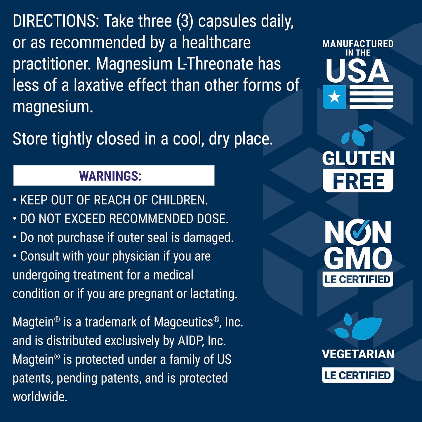 Life Extension Neuro-Mag Magnesium L-Threonate, Memory Health, Quick Thinking, Cognitive Health Support, Vegetarian, Non-GMO, 90 Vegetarian Capsules (144 mg from 2000 mg Magtein Magnesium (Pack of 2)