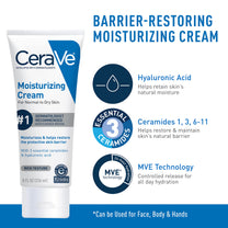 CeraVe Skin Care Set, Moisturizing Cream & Hydrating Facial Cleanser