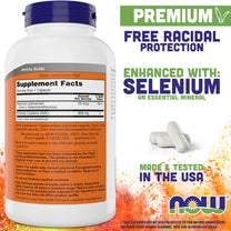 Now NAC 600 mg, 400 Capsules, N-Acetyl Cysteine with Selenium
