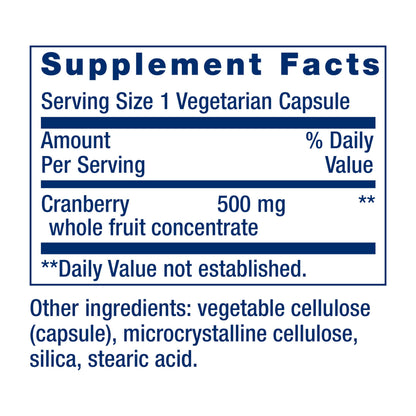 Life Extension Cran-Max, 500 mg, 60 Capsules
