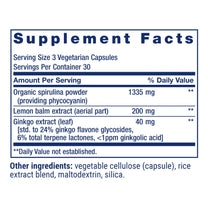 Life Extension X-R Shield, spirulina, Lemon Balm, Ginkgo biloba, Supports Cellular Integrity & DNA Health, Encourages Healthy Immune Response, Gluten-Free, Non-GMO, Vegetarian, 90 Capsules