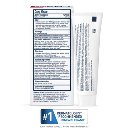 CeraVe 1% Hydrocortisone Anti Itch Cream, Eczema & Dry Skin Care, 1oz