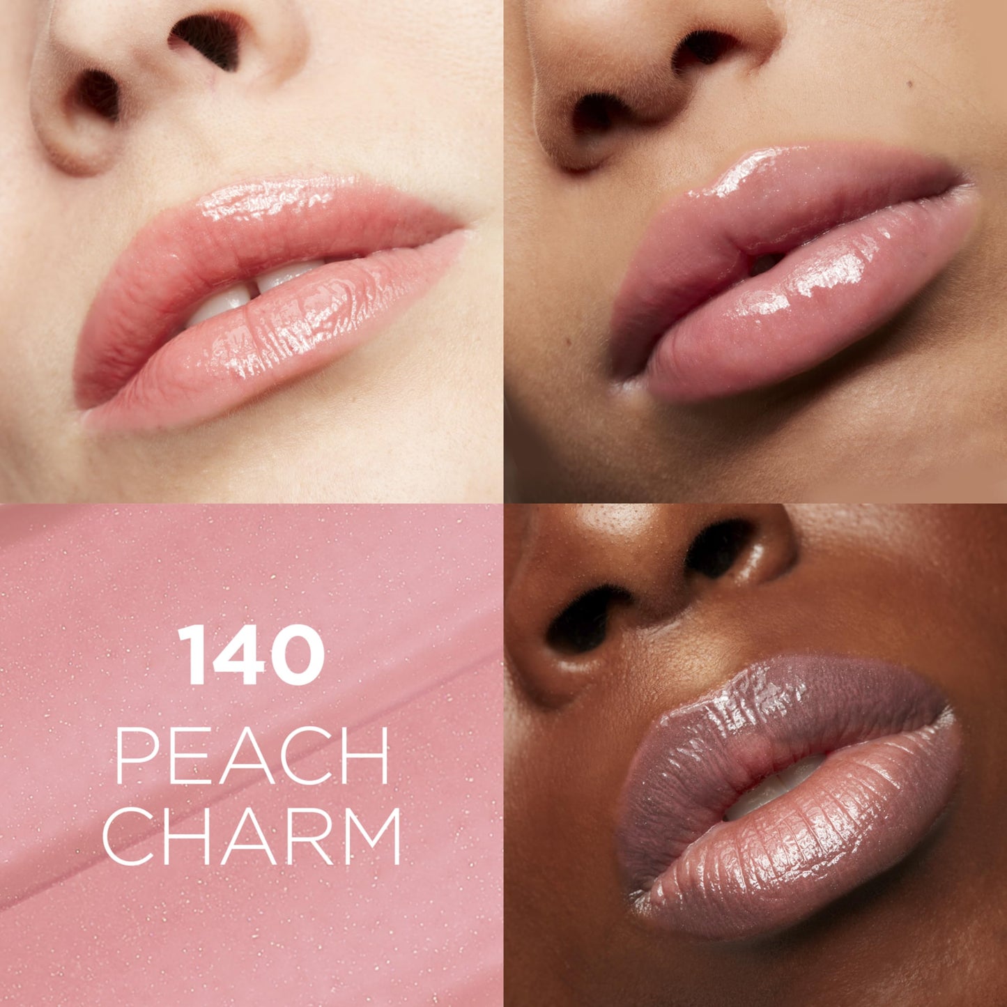 L'Oreal Paris Glow Paradise Hydrating Balm-in-Lipstick with Pomegranate Extract, Peach Charm, 0.1 Oz