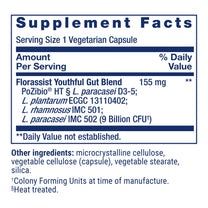 Life Extension FLORASSIST® Probiotic Youthful Gut, Healthy Aging Supplement, postbiotic and probiotic Blend, Heart and Gut Health, Non-GMO, 1-Daily, Gluten-Free, Vegetarian, 30 Capsules