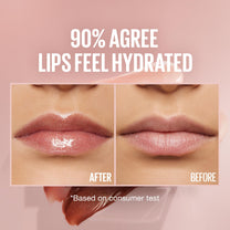 Maybelline Lifter Gloss, Hydrating Lip Gloss with Hyaluronic Acid, High Shine for Plumper Looking Lips, Crystal, Golden Neutral, 0.18 Ounce