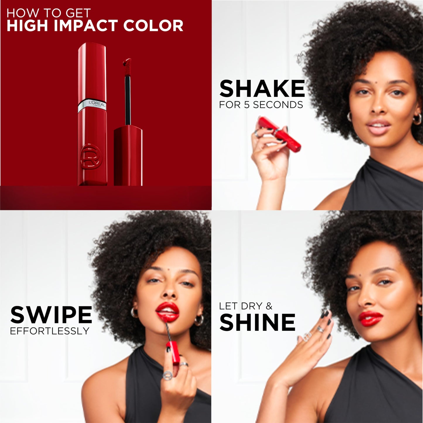 L'Oreal Paris Infallible Lacque Resistance Liquid Lipstick, 16HR Long Lasting Lip Makeup with Lacquer-Like Shine and Zero Transfer, 215, Drunk In Rose