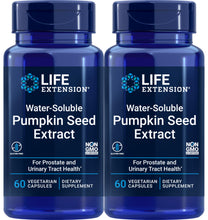 Life Extension Water-Soluble Pumpkin Seed Extract, 60 Vegetarian Capsules (Pack of 2)