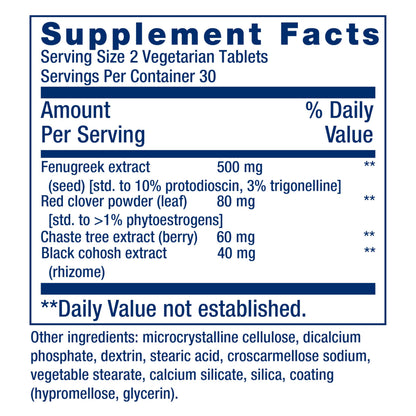 Life Extension Estrogen Balance Elite, Menopause Support Supplement, Hormone Balance, hot Flashes, Night Sweats, Vaginal Dryness, Gluten-Free, Non-GMO, Vegetarian, 60 Tablets.