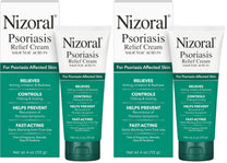 Nizoral Psoriasis Relief Cream- Relieves Itching, Irritation & Redness and Controls Flaking and Scaling with Maximum Strength Medicine (Salicylic Acid 3%), 4 Fl Oz (Pack of 2)