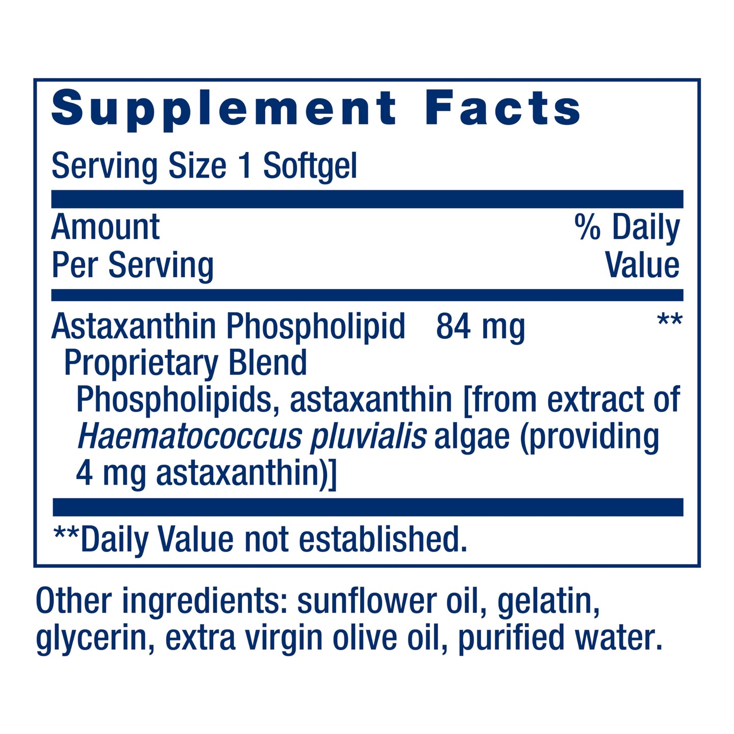 Life Extension Astaxanthin with Phospholipids – Antioxidant Support, Eye Health – Algae-Derived – Gluten-Free, Non-GMO – 30 Softgels