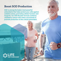 Life Extension SOD Booster, Promotes SOD (Superoxide dismutase) Production for Liver Health & Detox, Helps Protect Cells from Cellular Stress, Gluten-Free, Non-GMO, Vegetarian, 30 Capsules