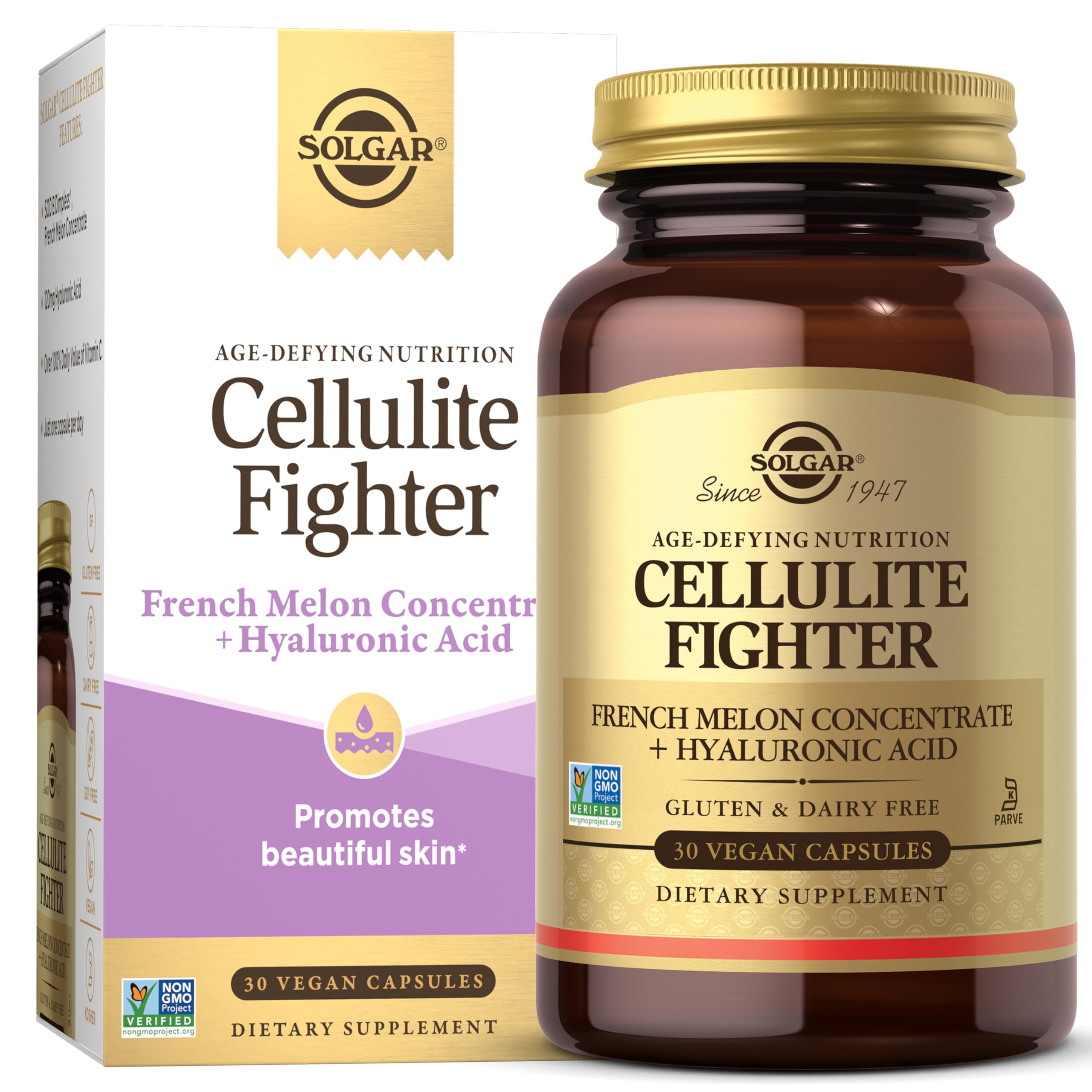 Solgar Cellulite Fighter Skin Vitamin and Mineral Supplement, 30 Servings