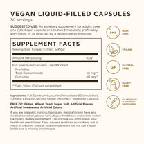 Solgar Full Spectrum Curcumin - 30 LiCaps - Superior Absorption - Brain, Joint & Immune Health - Non-GMO, Vegan, Gluten Free, Dairy Free - 30 Servings