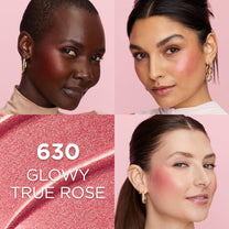 L'Oreal Paris Cosmetics L'Oreal Paris True Match Lumi Le Liquid Blush, Intense Lightweight Blush Formula With Liquid Pigments, Glowy True Rose, 0.33 Fl Oz