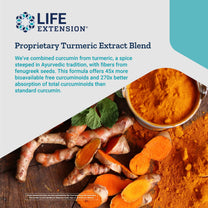 Life Extension Curcumin Elite Turmeric Extract, 90 Caps (Pack of 2)