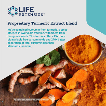 Life Extension Curcumin Elite Turmeric Extract, 90 Veg Capsules