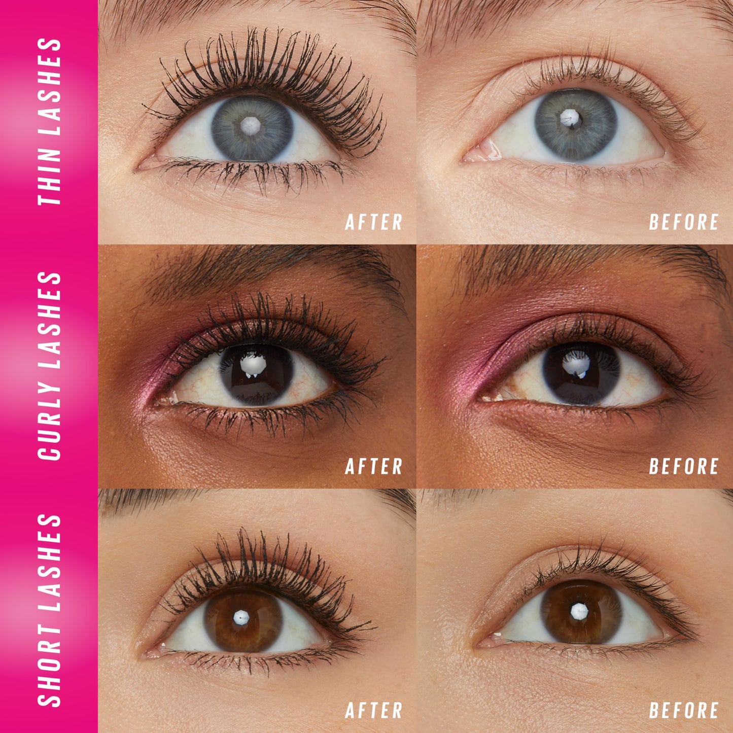 Maybelline Lash Sensational Firework Waterproof Mascara, Lengthening & Volumizing Mascara for up to 24HR wear, Very Black, 1 Count