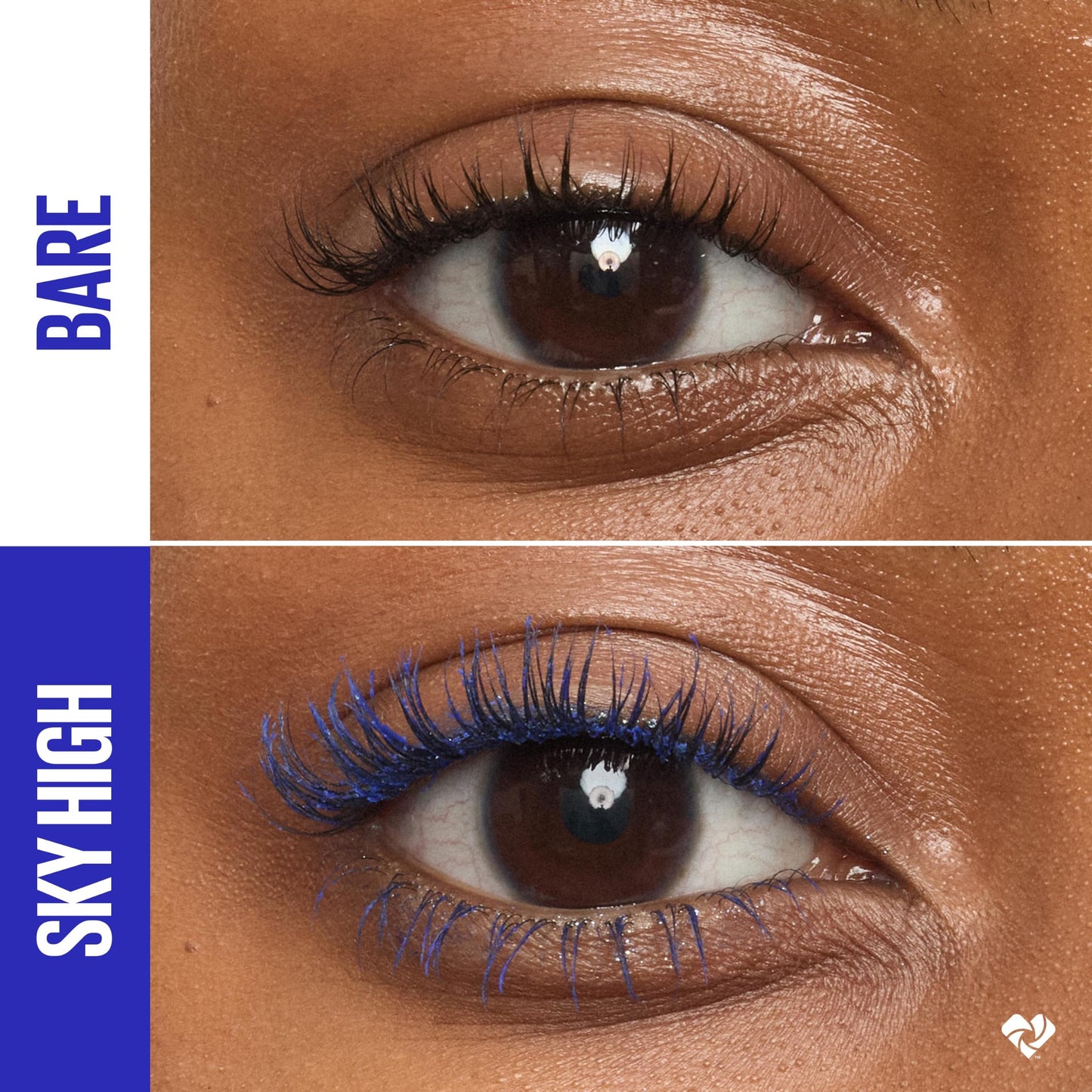Maybelline Lash Sensational Sky High Washable Mascara, Volumizing, Lengthening, Defining, Curling, Multiplying, Buildable Mascara Make Up Formula, Blue Mist, 1 Count