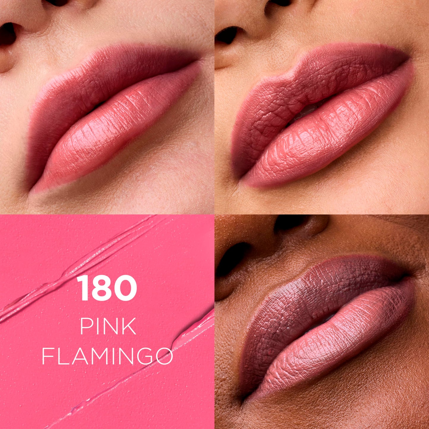L'Oreal Paris Colour Riche Original Creamy, Hydrating Satin Lipstick with Argan Oil and Vitamin E, Pink Flamingo , 1 Count