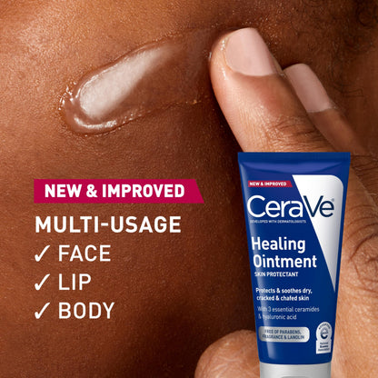 CeraVe Healing Ointment, Hyaluronic Acid Skin Protectant for Dry Skin, 5oz